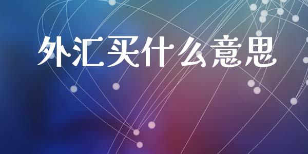 外汇买什么意思_https://m.sdyuehang.cn_国际期货恒指直播间_第1张