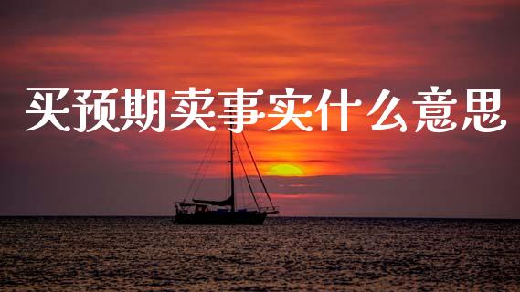 买预期卖事实什么意思_https://m.sdyuehang.cn_德指直播室_第1张
