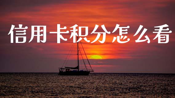 信用卡积分怎么看_https://m.sdyuehang.cn_纳指直播喊单_第1张