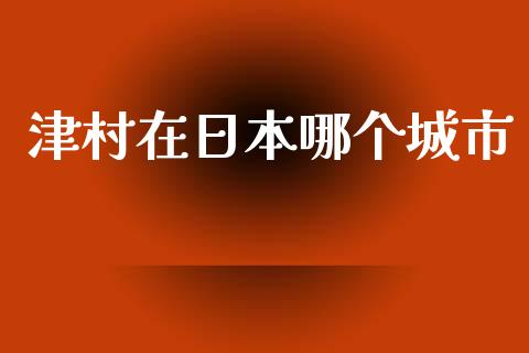 津村在日本哪个城市_https://m.sdyuehang.cn_纳指直播喊单_第1张