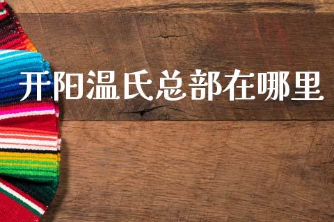 开阳温氏总部在哪里_https://m.sdyuehang.cn_纳指直播喊单_第1张