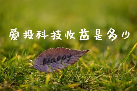 爱投科技收益是多少_https://m.sdyuehang.cn_纳指直播喊单_第1张