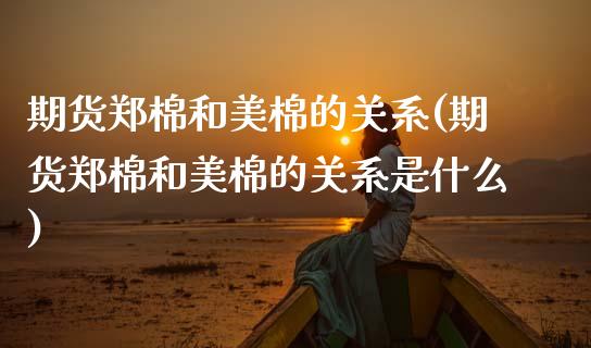 期货郑棉和美棉的关系(期货郑棉和美棉的关系是什么)_https://m.sdyuehang.cn_恒指直播_第1张