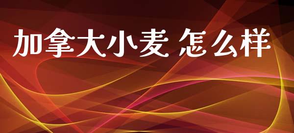 加拿大小麦 怎么样_https://m.sdyuehang.cn_纳指直播喊单_第1张