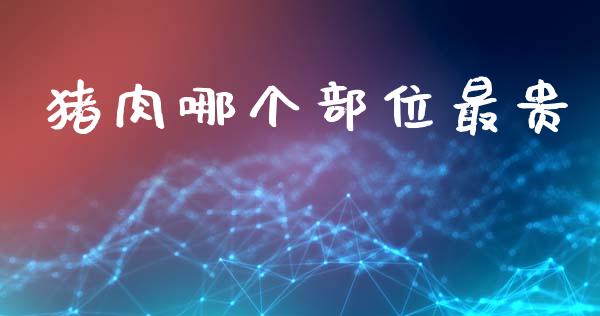猪肉哪个部位最贵_https://m.sdyuehang.cn_德指直播室_第1张