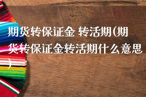 期货转保证金 转活期(期货转保证金转活期什么意思)_https://m.sdyuehang.cn_纳指直播喊单_第1张