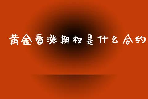 黄金看涨期权是什么合约_https://m.sdyuehang.cn_纳指直播喊单_第1张