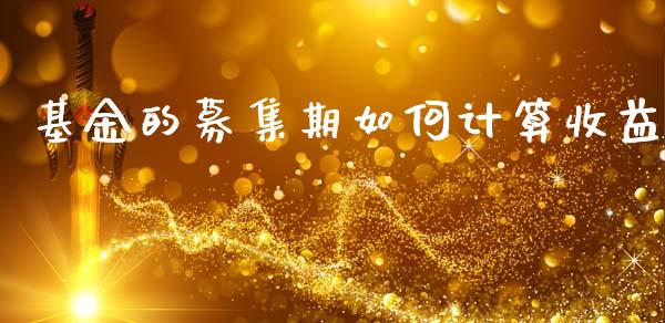 基金的募集期如何计算收益_https://m.sdyuehang.cn_纳指直播喊单_第1张