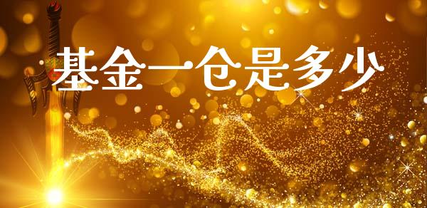 基金一仓是多少_https://m.sdyuehang.cn_恒指直播_第1张