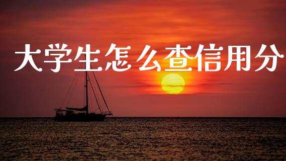 大学生怎么查信用分_https://m.sdyuehang.cn_纳指直播喊单_第1张