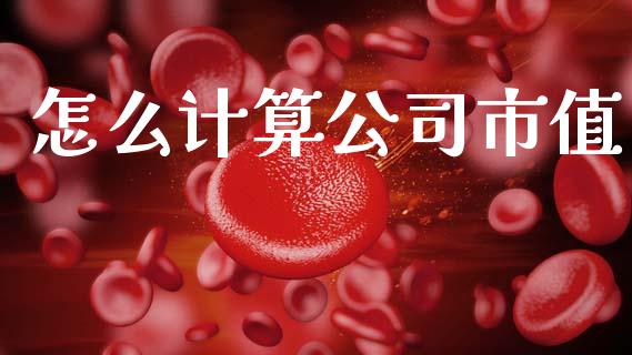 怎么计算公司市值_https://m.sdyuehang.cn_国际期货恒指直播间_第1张