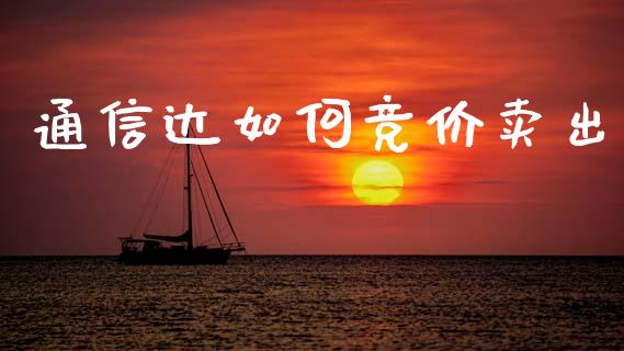 通信达如何竞价卖出_https://m.sdyuehang.cn_纳指直播喊单_第1张