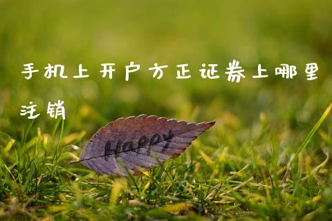 手机上开户方正证券上哪里注销_https://m.sdyuehang.cn_恒指直播_第1张