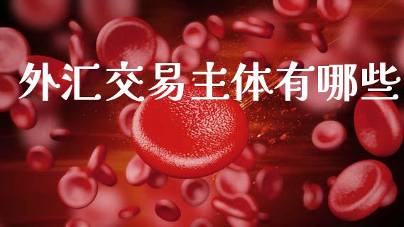 外汇交易主体有哪些_https://m.sdyuehang.cn_纳指直播喊单_第1张