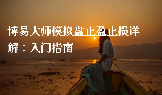 博易大师模拟盘止盈止损详解：入门指南_https://m.sdyuehang.cn_纳指直播喊单_第1张