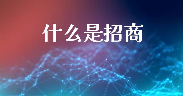 什么是招商_https://m.sdyuehang.cn_纳指直播喊单_第1张