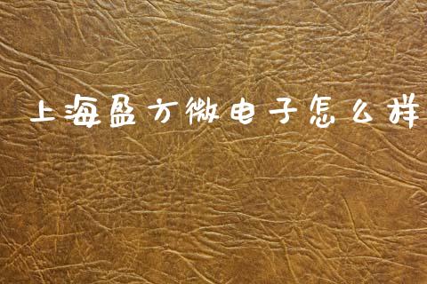 上海盈方微电子怎么样_https://m.sdyuehang.cn_纳指直播喊单_第1张
