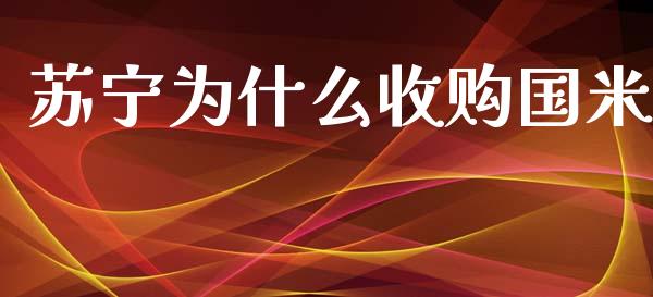 苏宁为什么收购国米_https://m.sdyuehang.cn_纳指直播喊单_第1张