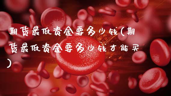 期货最低资金要多少钱(期货最低资金要多少钱才能买)_https://m.sdyuehang.cn_恒指直播_第1张