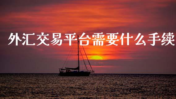 外汇交易平台需要什么手续_https://m.sdyuehang.cn_国际期货恒指直播间_第1张