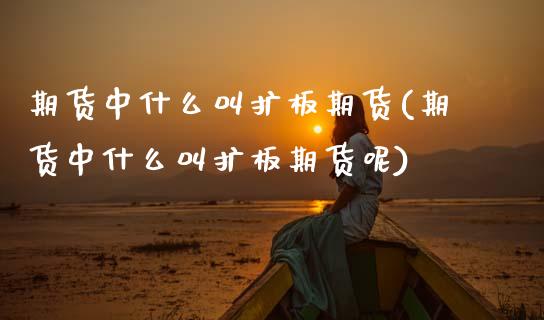 期货中什么叫扩板期货(期货中什么叫扩板期货呢)_https://m.sdyuehang.cn_纳指直播喊单_第1张