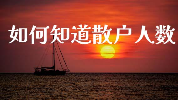 如何知道散户人数_https://m.sdyuehang.cn_德指直播室_第1张