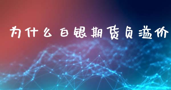 为什么白银期货负溢价_https://m.sdyuehang.cn_恒指直播_第1张