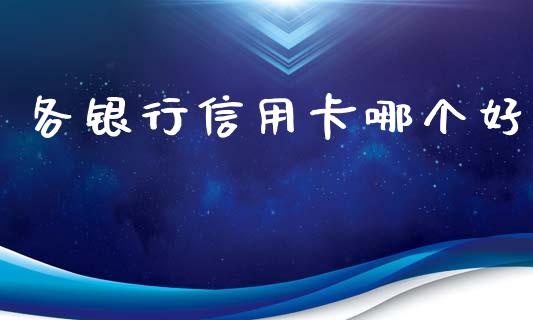 各银行信用卡哪个好_https://m.sdyuehang.cn_纳指直播喊单_第1张