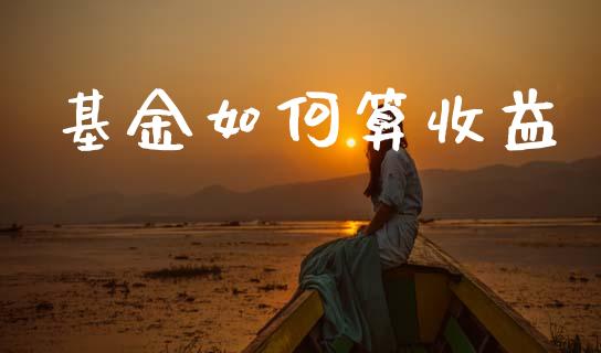 基金如何算收益_https://m.sdyuehang.cn_纳指直播喊单_第1张