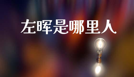 左晖是哪里人_https://m.sdyuehang.cn_纳指直播喊单_第1张
