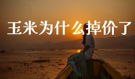 玉米为什么掉价了_https://m.sdyuehang.cn_纳指直播喊单_第1张