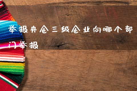 举报央企三级企业向哪个部门举报_https://m.sdyuehang.cn_纳指直播喊单_第1张