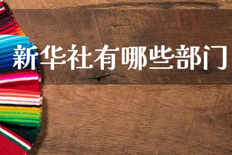 新华社有哪些部门_https://m.sdyuehang.cn_国际期货恒指直播间_第1张