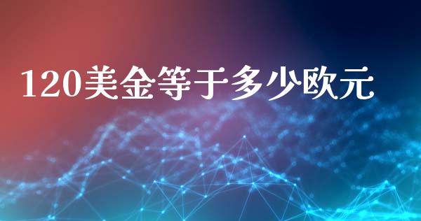 120美金等于多少欧元_https://m.sdyuehang.cn_德指直播室_第1张