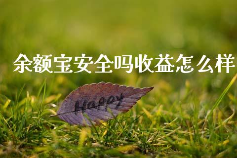 余额宝安全吗收益怎么样_https://m.sdyuehang.cn_德指直播室_第1张