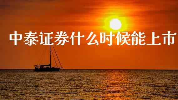 中泰证券什么时候能上市_https://m.sdyuehang.cn_纳指直播喊单_第1张