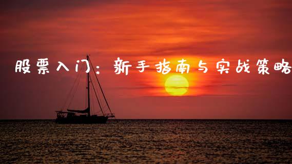 股票入门：新手指南与实战策略_https://m.sdyuehang.cn_纳指直播喊单_第1张