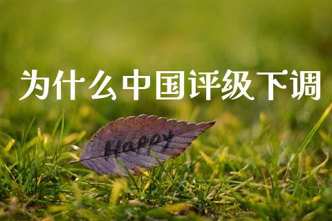 为什么中国评级下调_https://m.sdyuehang.cn_纳指直播喊单_第1张