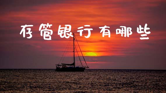 存管银行有哪些_https://m.sdyuehang.cn_国际期货恒指直播间_第1张
